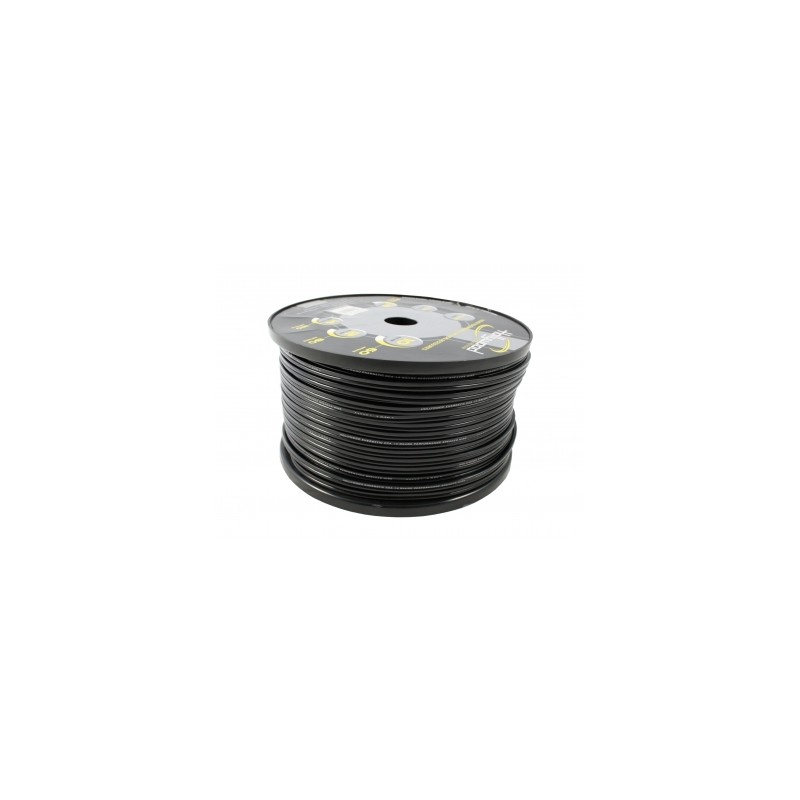 CCA SC 12 - Rouleau de 60m de câble haut-parleur CCA - 2x 4.0mm² noir